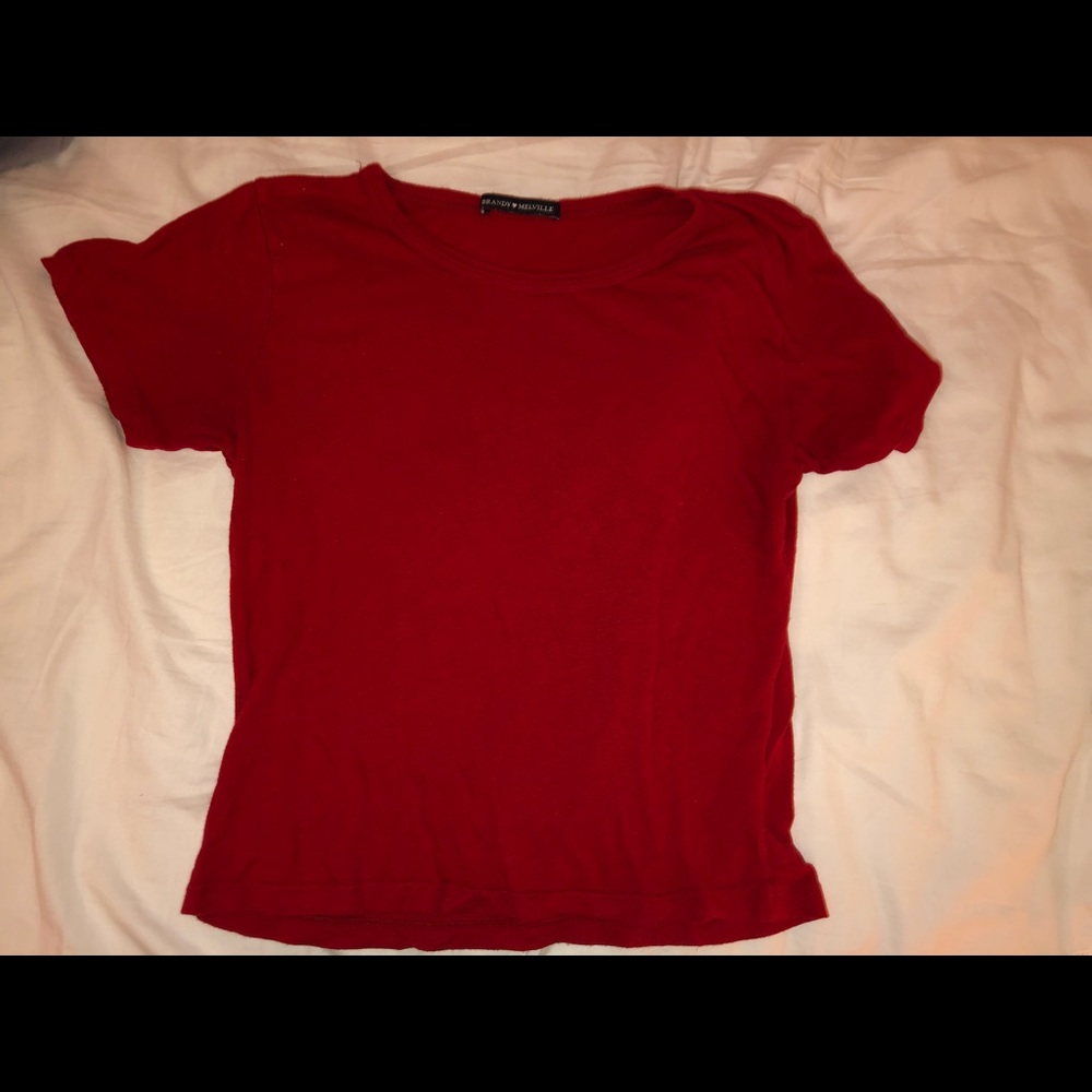 Brandy Melville Red T Shirt